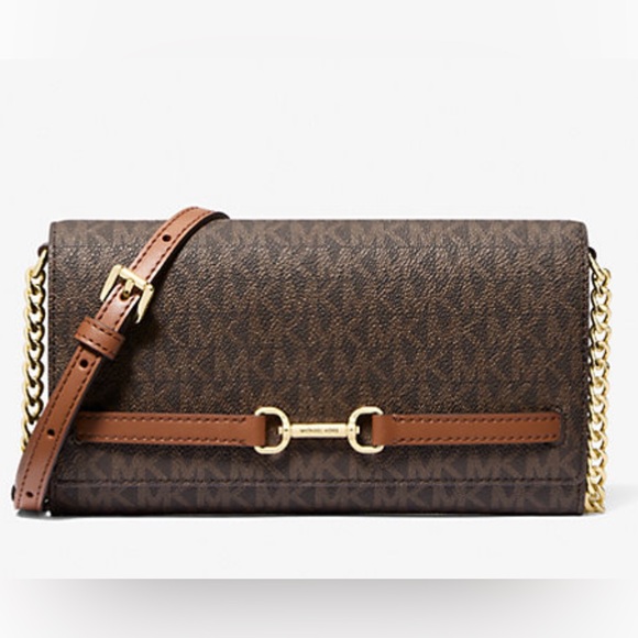 Michael Kors Dark Brown Crossbody Bag - Picture 1 of 1
